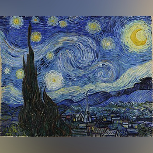 Vincent Van Gogh’s “The Starry Night” in Mini Cross Stitch Art - Picture 5 of 5